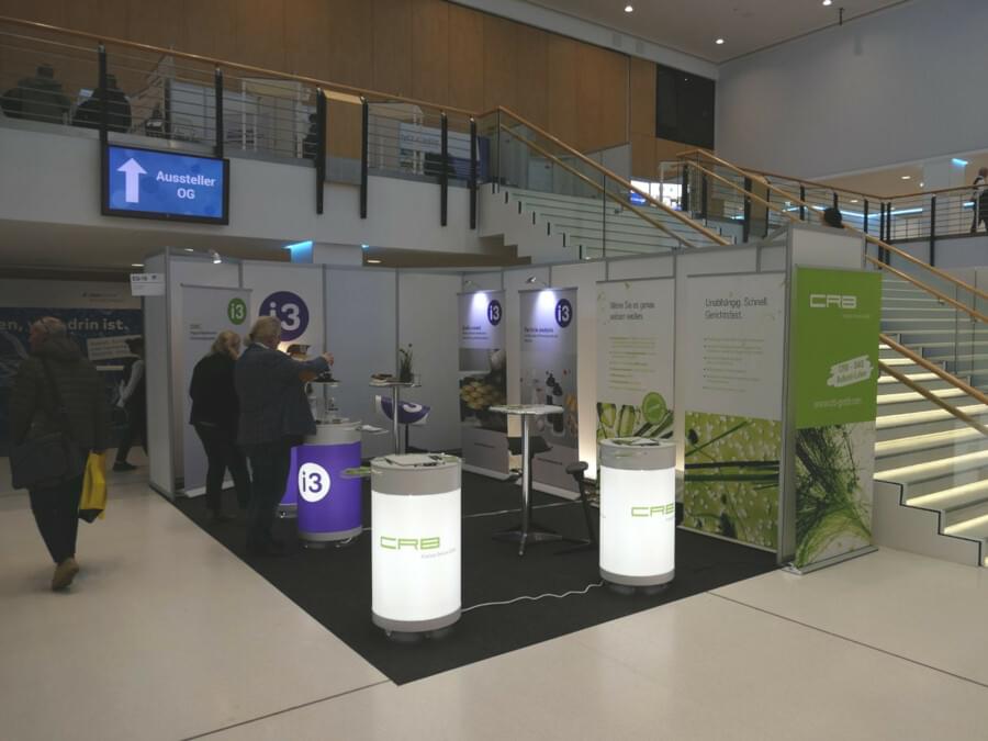Informatiestand DCONex van CRB en i3 Membrane